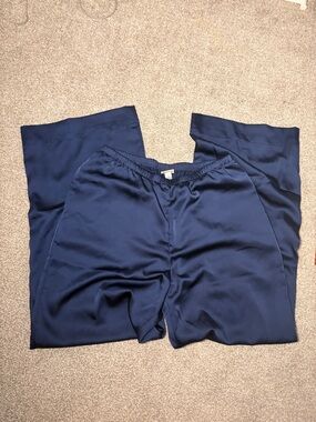 a new day Navy Satin Pajama Pants